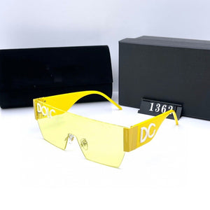 Designer Original Brand Women Men Polarized Sunglasses Big Frame Oval Transparent Shades Sun Glasses Driving Outdoor Eyewear
