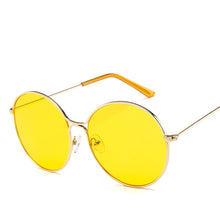 Carica l'immagine nel visualizzatore di Gallery, Designer Round Sunglasses for Women Female Retro Metal Frame Sexy Ladies UV400 Glasses Vintage Shades Women/Men Vintage Oculos