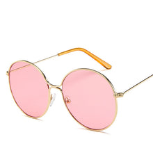 Carica l'immagine nel visualizzatore di Gallery, Designer Round Sunglasses for Women Female Retro Metal Frame Sexy Ladies UV400 Glasses Vintage Shades Women/Men Vintage Oculos