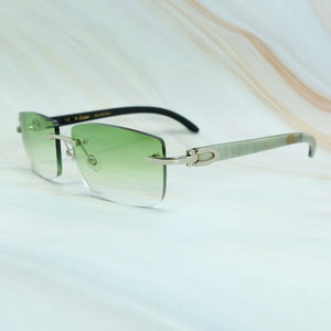 Designer Sunglasses Men  carter buffalo sun glasses women buffs shades eyewear rimless square sunglasses gafas de sol