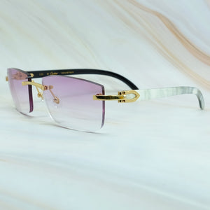 Designer Sunglasses Men  carter buffalo sun glasses women buffs shades eyewear rimless square sunglasses gafas de sol