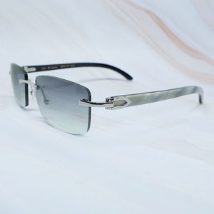 Designer Sunglasses Men  carter buffalo sun glasses women buffs shades eyewear rimless square sunglasses gafas de sol