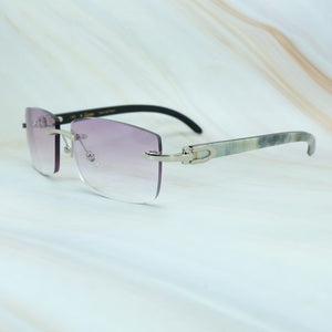Designer Sunglasses Men  carter buffalo sun glasses women buffs shades eyewear rimless square sunglasses gafas de sol