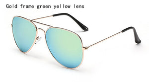 Designer pilot Sunglasses Men pilot sun Glasses pilot Brand Women black mirror retro de sol bag box case sunglasses for men