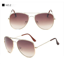 Load image into Gallery viewer, Designer pilot Sunglasses Men pilot sun Glasses pilot Brand Women black mirror retro de sol bag box case sunglasses for men