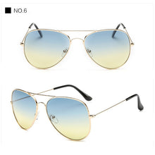 Load image into Gallery viewer, Designer pilot Sunglasses Men pilot sun Glasses pilot Brand Women black mirror retro de sol bag box case sunglasses for men