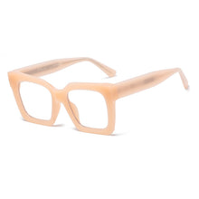 Carica l&#39;immagine nel visualizzatore di Gallery, Desinger Acetate Square Optical Frame Ladies TR90 Tortoiseshell Clear Oversized Glasses Prescription Eyeglasses Frames For Women