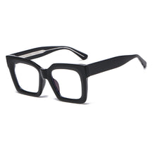 Carica l&#39;immagine nel visualizzatore di Gallery, Desinger Acetate Square Optical Frame Ladies TR90 Tortoiseshell Clear Oversized Glasses Prescription Eyeglasses Frames For Women