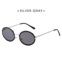 Load image into Gallery viewer, Diamond Oval Small Frame  Sunglasses Men Women Shades UV400 Vintage Glasses