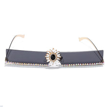 Load image into Gallery viewer, Diamond Rectangle Sunglasses Women 2023 Men  Brand Designer Sunglasses Ladies Rimless Sun Glasses Square Eyewear UV400