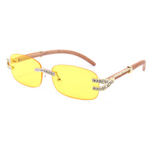 Load image into Gallery viewer, Diamond Rimless Sunglasses Women  Brand Designer Sun Glasses Men Female Cutting Lens Ladies Frameless Metal Eyeglasses