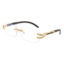 Load image into Gallery viewer, Diamond Rimless Sunglasses Women  Brand Designer Sun Glasses Men Female Cutting Lens Ladies Frameless Metal Eyeglasses