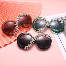 Load image into Gallery viewer, Diamond Round Sunglasses Women 2023 Female  Sunglasses Women Brand Designer Eyewear Men Big Vintage Shades Glasses UV400