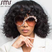 Load image into Gallery viewer, Diamond Round Sunglasses Women 2023 Female  Sunglasses Women Brand Designer Eyewear Men Big Vintage Shades Glasses UV400