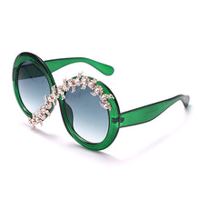 Load image into Gallery viewer, Diamond Round Sunglasses Women 2023 Female  Sunglasses Women Brand Designer Eyewear Men Big Vintage Shades Glasses UV400