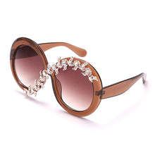 Load image into Gallery viewer, Diamond Round Sunglasses Women 2023 Female  Sunglasses Women Brand Designer Eyewear Men Big Vintage Shades Glasses UV400