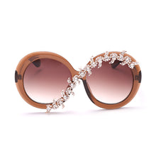 Load image into Gallery viewer, Diamond Round Sunglasses Women 2023 Female  Sunglasses Women Brand Designer Eyewear Men Big Vintage Shades Glasses UV400