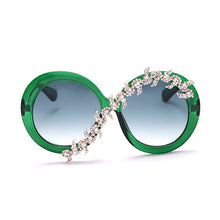 Load image into Gallery viewer, Diamond Round Sunglasses Women 2023 Female  Sunglasses Women Brand Designer Eyewear Men Big Vintage Shades Glasses UV400