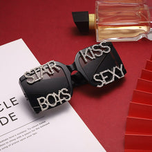 Carica l&#39;immagine nel visualizzatore di Gallery, Diamond Square Sunglasses Women Oversized Sun Glasses  Brand Designer Crystal Sexy Frame Rhinestone Eyewear Oculos