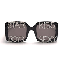 Load image into Gallery viewer, Diamond Square Sunglasses Women Oversized Sun Glasses  Brand Designer Crystal Sexy Frame Rhinestone Eyewear Oculos