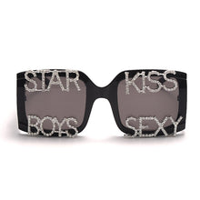 Carica l&#39;immagine nel visualizzatore di Gallery, Diamond Square Sunglasses Women Oversized Sun Glasses  Brand Designer Crystal Sexy Frame Rhinestone Eyewear Oculos