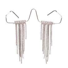 Load image into Gallery viewer, Diamond Steampunk Sunglasses Frames Rhinestone Eyeglasses Frames For Women Wave Sunglasses Frames For Men Eyewear Decoration