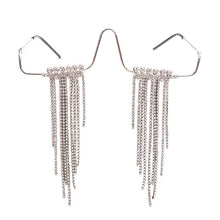 Load image into Gallery viewer, Diamond Steampunk Sunglasses Frames Rhinestone Eyeglasses Frames For Women Wave Sunglasses Frames For Men Eyewear Decoration