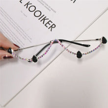 Load image into Gallery viewer, Diamond Steampunk Sunglasses Frames Women Eyeglasses Frames For Women Water Drill Wave Sunglasses Frames Men Eyewear Decoration