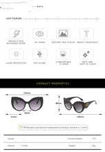 Load image into Gallery viewer, Diamond Sunglasses Cat eye Glasses Women  Brand Geometric Sunglass Personality Eyewear Shades Oculos De Sol Gafas