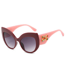 Load image into Gallery viewer, Diamond Sunglasses Cat eye Glasses Women  Brand Geometric Sunglass Personality Eyewear Shades Oculos De Sol Gafas