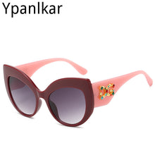Load image into Gallery viewer, Diamond Sunglasses Cat eye Glasses Women  Brand Geometric Sunglass Personality Eyewear Shades Oculos De Sol Gafas