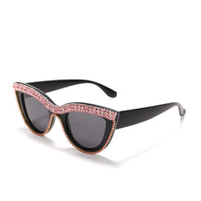 Load image into Gallery viewer, Diamond Sunglasses Women Rhinestone Cat Eye Sunglasses Women Men  Brand Eyewear Retro Glasses Vintage UV400 2023