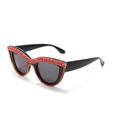 Load image into Gallery viewer, Diamond Sunglasses Women Rhinestone Cat Eye Sunglasses Women Men  Brand Eyewear Retro Glasses Vintage UV400 2023