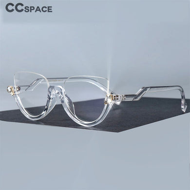 Diamonds Half Frame Glasses Frames Men Women Optical  Computer Glasses 45159
