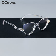 Load image into Gallery viewer, Diamonds Half Frame Glasses Frames Men Women Optical  Computer Glasses 45159