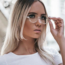 Load image into Gallery viewer, Diamonds Half Frame Glasses Frames Men Women Optical  Computer Glasses 45159