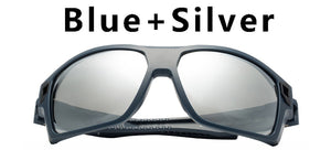 Diego Brand Sunglasses Men Vintage Square For Men Sport Fishing Sunglasses Travel Polarized Fishing Shades Oculos UV400