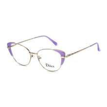 Load image into Gallery viewer, очки Dilicn 1008 Cat Eye Style Acetate And Metal Brand Designer Glasses Women  Optical Eyeglasses Eyewear