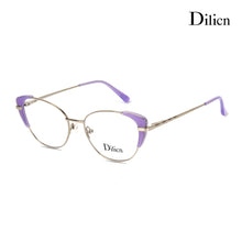 Load image into Gallery viewer, очки Dilicn 1008 Cat Eye Style Acetate And Metal Brand Designer Glasses Women  Optical Eyeglasses Eyewear