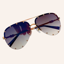 Load image into Gallery viewer, Dimaonds Rimless Sunglasses Women   Brand Polit Female Sun Glasses Mirror lunette de soleil femme