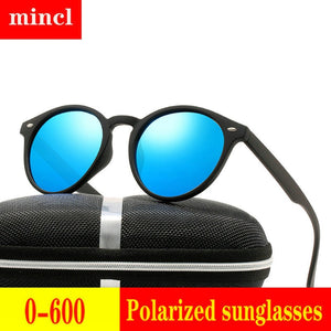 Diopter Finished Myopia Polarized Sunglasses Men Women Nearsighted Glasses square men's driving goggles UV400 FML