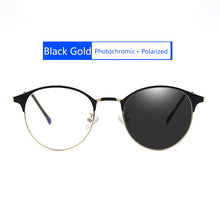 Load image into Gallery viewer, Discoloration Anti-blue Glasses Men Women Progressive Multifocal Anti Blue Light Flexible Glasses Metal Frame Sunglass