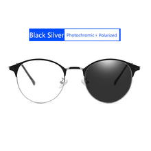 Load image into Gallery viewer, Discoloration Anti-blue Glasses Men Women Progressive Multifocal Anti Blue Light Flexible Glasses Metal Frame Sunglass