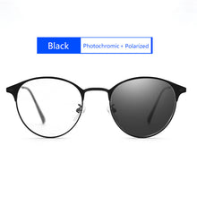 Load image into Gallery viewer, Discoloration Anti-blue Glasses Men Women Progressive Multifocal Anti Blue Light Flexible Glasses Metal Frame Sunglass