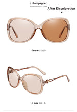 Load image into Gallery viewer, Discoloration Crystal Sunglasses Women Polarized Chameleon Len Driving Sun Glasses Female Gradient Shades Oculos Feminino UV400