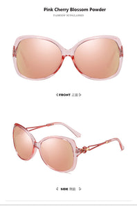 Discoloration Crystal Sunglasses Women Polarized Chameleon Len Driving Sun Glasses Female Gradient Shades Oculos Feminino UV400