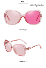 Load image into Gallery viewer, Discoloration Crystal Sunglasses Women Polarized Chameleon Len Driving Sun Glasses Female Gradient Shades Oculos Feminino UV400