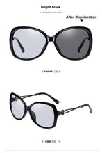 Load image into Gallery viewer, Discoloration Crystal Sunglasses Women Polarized Chameleon Len Driving Sun Glasses Female Gradient Shades Oculos Feminino UV400