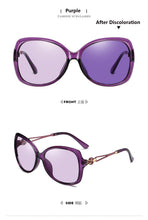 Load image into Gallery viewer, Discoloration Crystal Sunglasses Women Polarized Chameleon Len Driving Sun Glasses Female Gradient Shades Oculos Feminino UV400