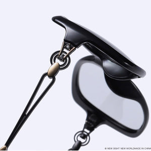 Discoloration Crystal Sunglasses Women Polarized Chameleon Len Driving Sun Glasses Female Gradient Shades Oculos Feminino UV400